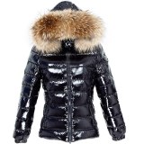 Autumn / Winter Short Raccoon Fur Collar Bubble Coat Coats 60112