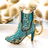 Rhinestone High Heels Keychain Bling Crystal Key Rings YSK13849