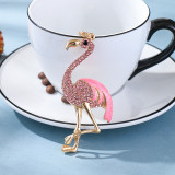 Popular Flamingo Metal Keychains Keyrings YSK03041