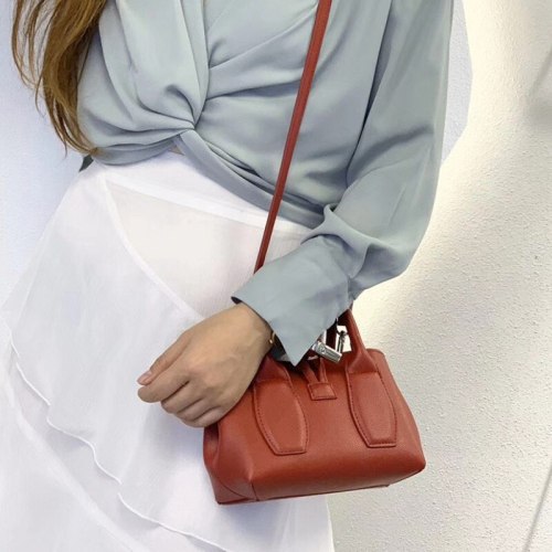 PU Female Bag Business Solid Color Small Square Handbags HCX-200422233