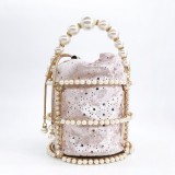Women Handmade Diamond Bucket Handbags HCX-2004192103