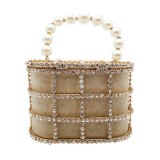 Pearl Beaded Handmade Clutch HandBag Handbags HCX-200630112