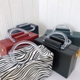 Women Acrylic Transparent Carrying Handle Handbags HCX-200321122