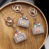 Popular Scent Bottle Bag Metal Keychains Keyrings YSK13344