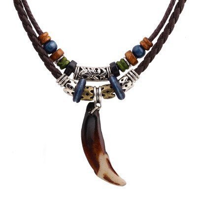 New Ethnic Style Men Pendant Chain Simple Necklace Necklaces QNN1069710