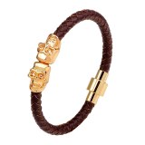 Men's Personality Skull Braide Casual Bracelet Bracelets QNW228192