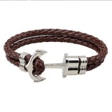 Weaven Wrist Bracelets with Flexible Clutch for Men Birthday Jewelry Wear Gifts QNW218899