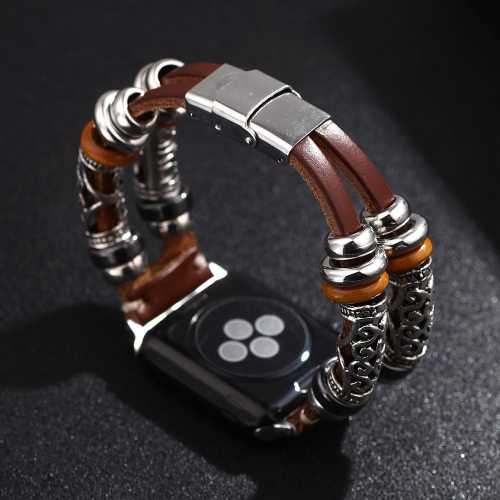 Vintage PU Leather Apple Watch Bracelet  Bracelets QNW260314