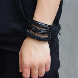 Fashion Leather Punk Bracelet Bracelets QNW404758