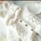 Newborn Infant Baby Girl Boy Winter Warm Sweater Coat Coats 0059610