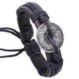 Retro Vintage Real Genuine Leather Cowhide Bracelets QNW104657