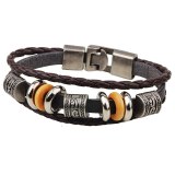 Classic Genuine Leather Bracelet Bracelets Handmade Gift for Cool Boys QNW216475