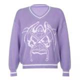 Winter Knitted Jumper Fashion Loose Knitwear Sweater Sweaters XY70545W01I