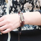Fashion English Word Leather Bracelet Bracelets QNW212435