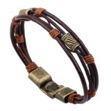 Multi Layer Rope Chain Leather Bracelet Bracelets QNW218293