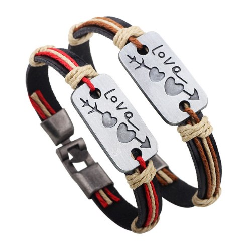 Hot Sale Heart-Piercing Couple Bracelet Bracelets QNW108899