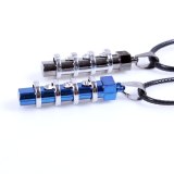 Meetcute Valentines Day Cylindrical Male And Female Couple Necklaces QNN301021