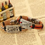 Hot Sale Heart-Piercing Couple Bracelet Bracelets QNW108899