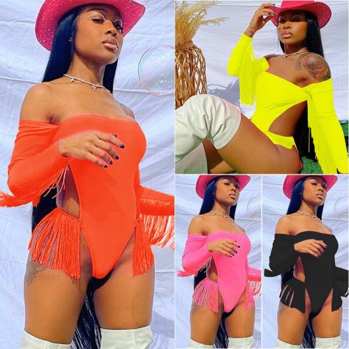 New Off Shoulder Long Sleeve Swimsuit Swimsuits H1028091