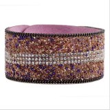 Women's Wide Leather Bracelets QNW220819