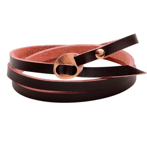 Charming Simple Fashion Leather Bracelet Bracelets QNW230617