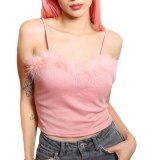 Sexy Women Sleeveless Cami Tank Vest Crop Tops T7C013445