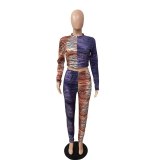 Leopard Patchwork Bodysuits Bodysuit Outfit Outfits Q713647