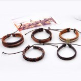 Genuine Leather Bracelet Wrap Bracelets QNW404455