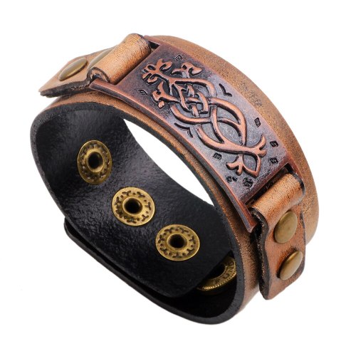 Multi-Layer Women's Leather Adjustable Bracelet Bracelets QNW2269710