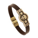 Punk Rock Skull Star Charm Cross Bracelet Bracelets QNW900415