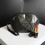 Fashion Isey Miyake PU Leather Cosmetic Bag Storage Bags 2233