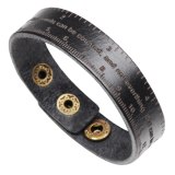 Vintage Adjustable Ruler Leather Bracelets QNW250415