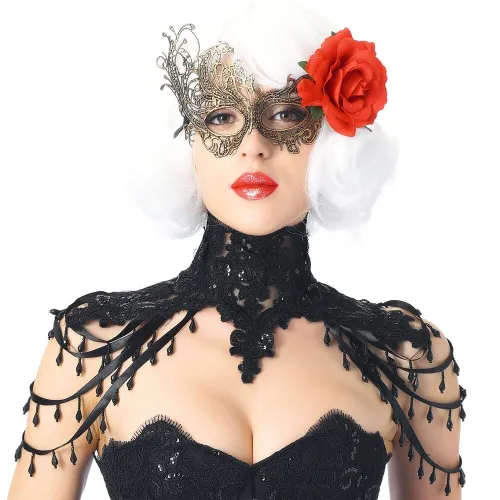 Sexy Gothic Corset Top With Dress Overbust Victorian Corsets 210617
