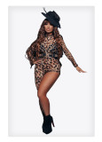 High Waist Sexy Leopard  Dresses Bodysuits No Belt M901627