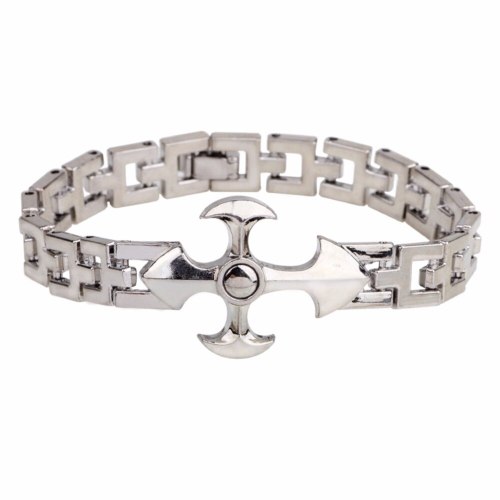 Cross Charm Prayer Link Wrist Bracelet Bracelets QNW6129310