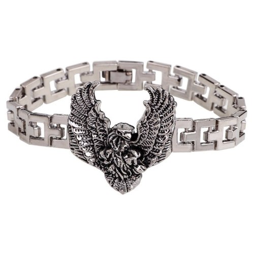 Fashion Men Bracelet Flying Eagle Decorate Stainless Steel Bracelets QNW613243