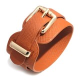 New Fashion Simple Wide Leather Bracelet  Bracelets QNW251425