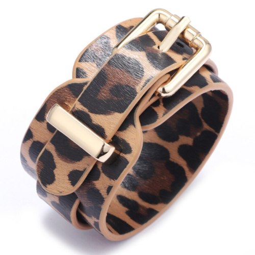 New Fashion Simple Wide Leather Bracelet  Bracelets QNW251425