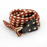 Arm Neck Silk Scarf Buckle Dot Multicoloured Silk Scarf Bracelet Bracelets ZPS1223