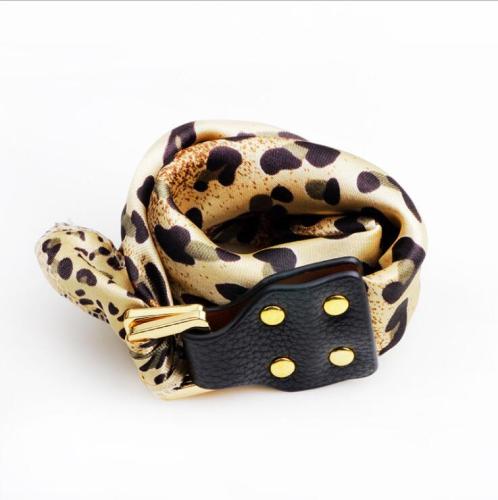 Trend Sexy Leopard Print Polyester Wristband Bag Scarf Bracelets ZPS2233