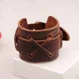 Strap Double Wide Wrap Leather Bracelet Bracelets QNW236071