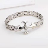 Cross Charm Prayer Link Wrist Bracelet Bracelets QNW6129310