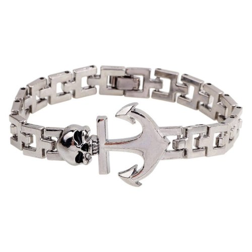 Unisex Mens Jewelry Drip Skull Head Wristband Bracelets QNW613344