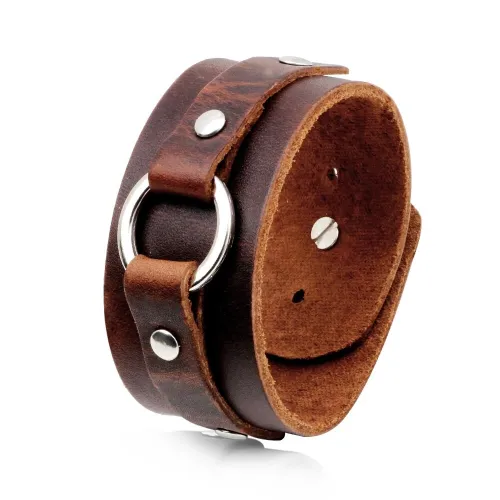 Strap Double Wide Wrap Leather Bracelet Bracelets QNW236778