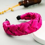 Solid Color Satin Cloth Headband Headbands FG40617