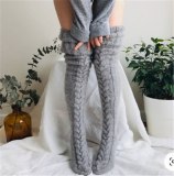 Women Wool Casual Warm Fluffy Over Keen Socks FX9W00112F