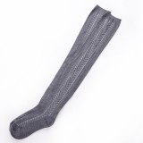 Long Boot Knit Thigh-High Over Knee Warm Socks FB8W25263D