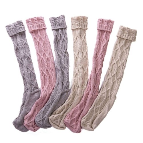 Warm Thigh High Socks Fashion Knee Socks FA8W01324B