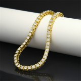 Hip Hop Men Iced Out Rhinestones Chain Bling Tennis Charm Bracelets P393104