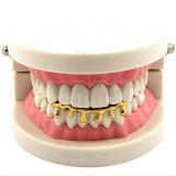 New Style Dental Grills Septum Metal Fake Septum Trendy Gold Tooth Sockets BESYT02536